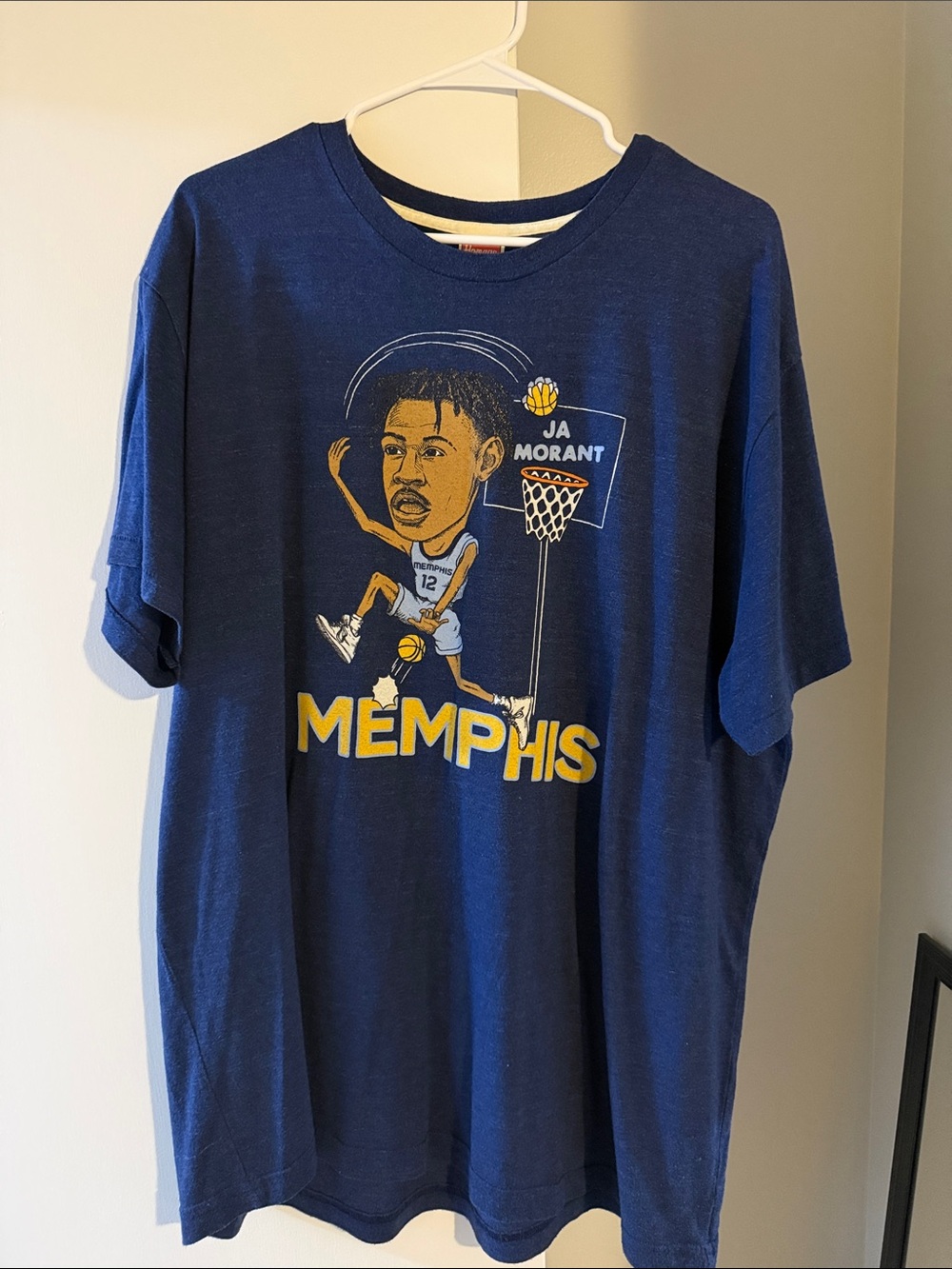 Memphis Ja Morant Navy Graphic T-Shirt